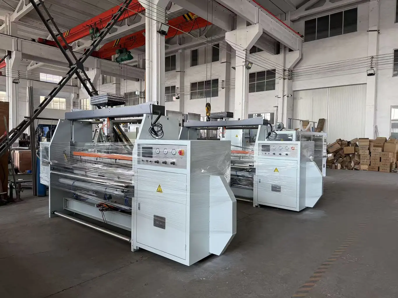 Automatic Scarf Fringe Twisting Machine Packed for Shipment