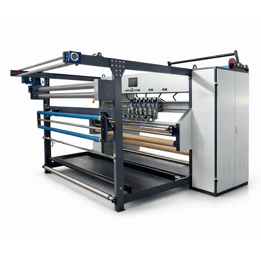 Automatic Scarf Cutting and Fringe Trimming Machine